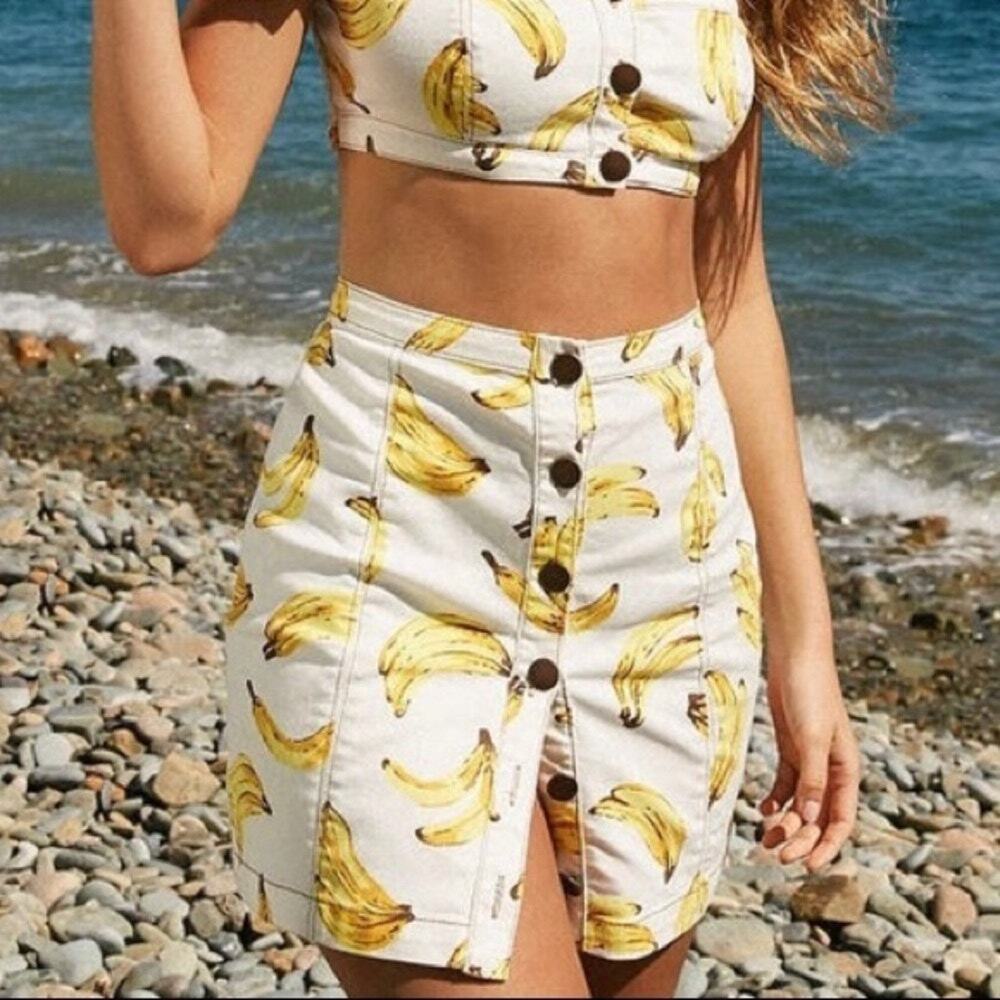 Cooperative | Urban Outfitters Pop-Art-Inspired Mini Skirt | Size XS